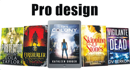 I will design incredible kindle paperback, ebook cover, amazon cover, book cover design