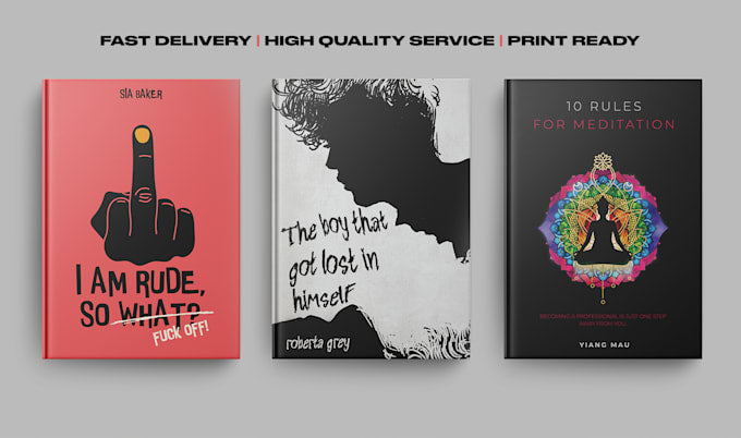 I will do unique professional book cover design and ebook cover